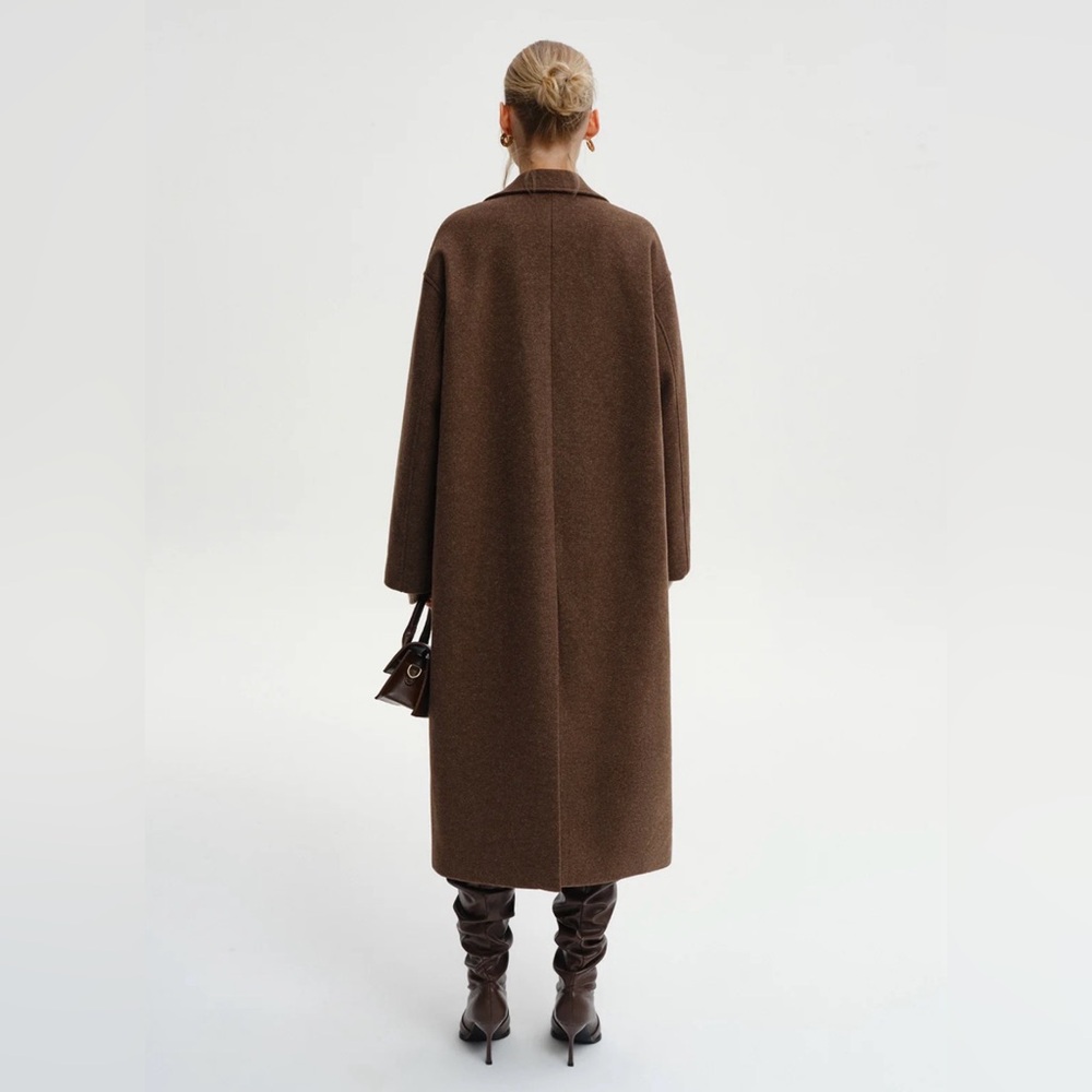 Commense Classic Brown Trench Coat - Picture 3 of 6